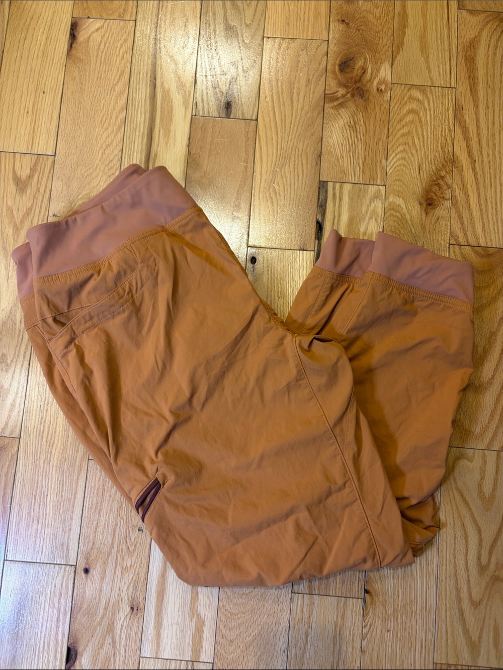 Women’s Black Diamond Active Stretch Pants in Rust Orange